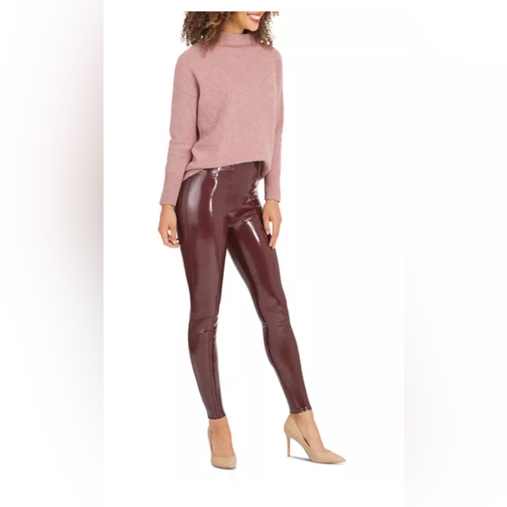 Spanx faux leather patent leggings